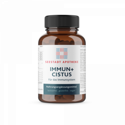 Seestadt Apotheke Onlineshop - IMMUN+CISTUS - Nahrungsergänzungsmittel im Kapselform zur Stärkung des Immunsystems